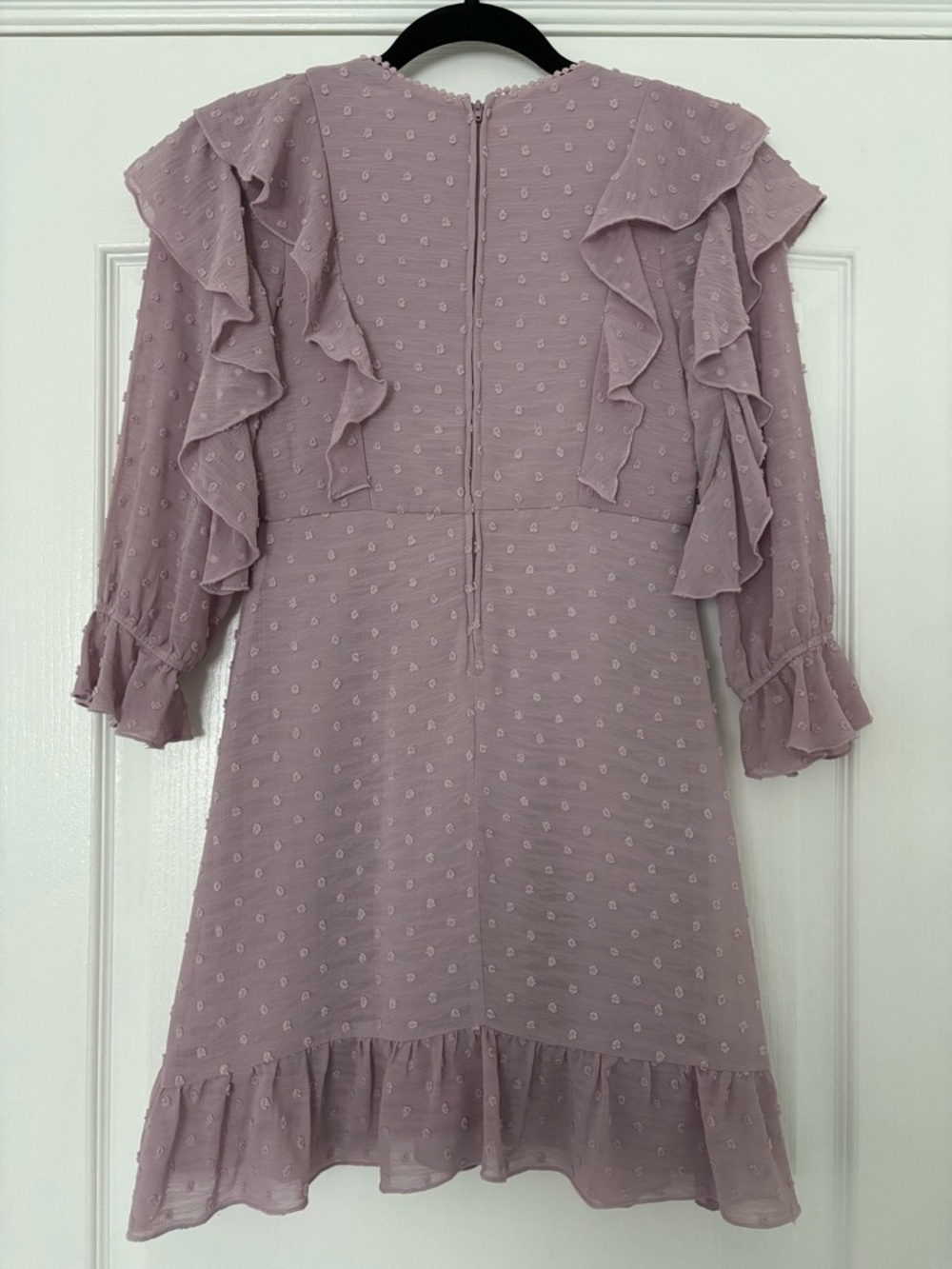 Poppies and Roses | Purple Ruffle Dress - Picture 2 of 3